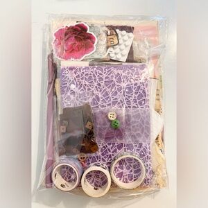 Purple - Mega Junk Journal Kit - 150+ Pcs - Vintage & Botanical